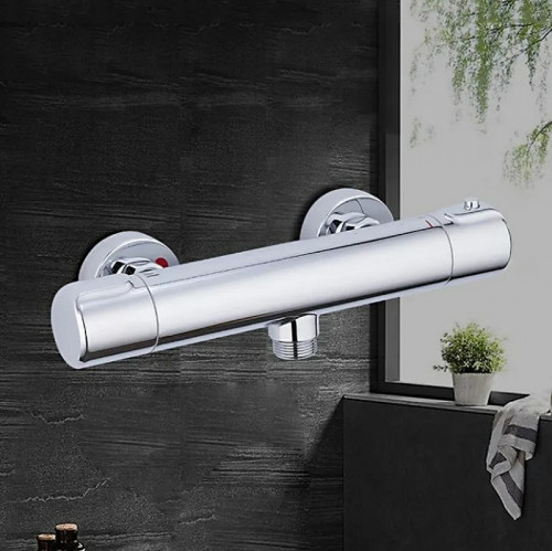 Смеситель для душа Gappo G2090 с термостатом Хром латунь на стену