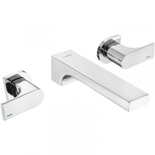 Смеситель для раковины Swedbe Platta 5503 Хром латунь встраиваемый