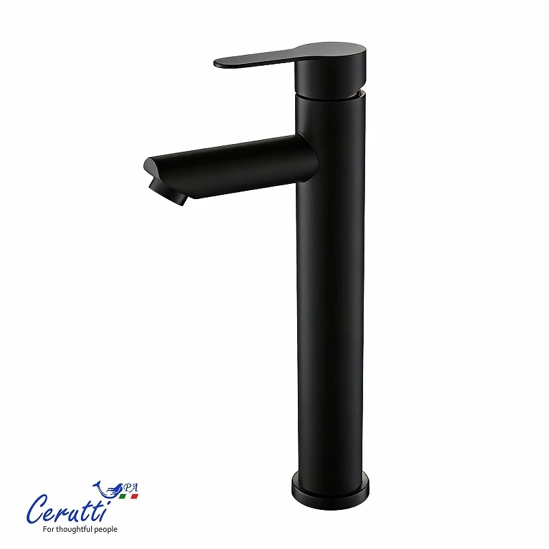 Смеситель для раковины Ceruttispa Овидио (Ovidio) XLBM CT12082 12082 цвет Черный матовый
