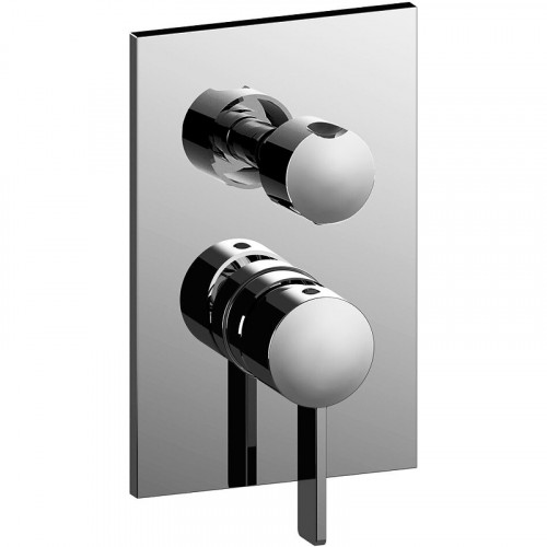 Смеситель для душа Paffoni Rock RO018CR Хром латунь встраиваемый