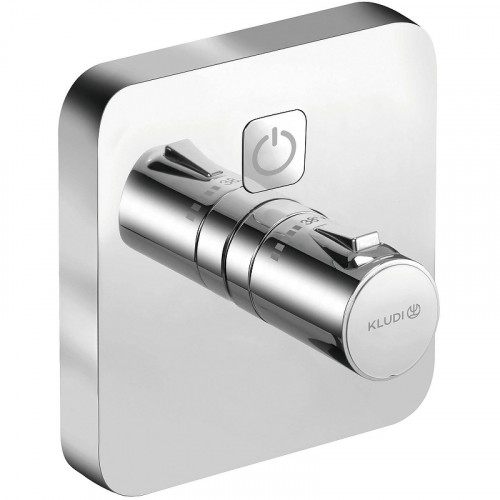 Смеситель для душа Kludi Push 389010538 с термостатом Хром латунь встраиваемый