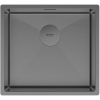 Кухонная мойка Paulmark Next 48 Uni PM214844-GM Вороненая сталь нержавеющая сталь встраиваемый