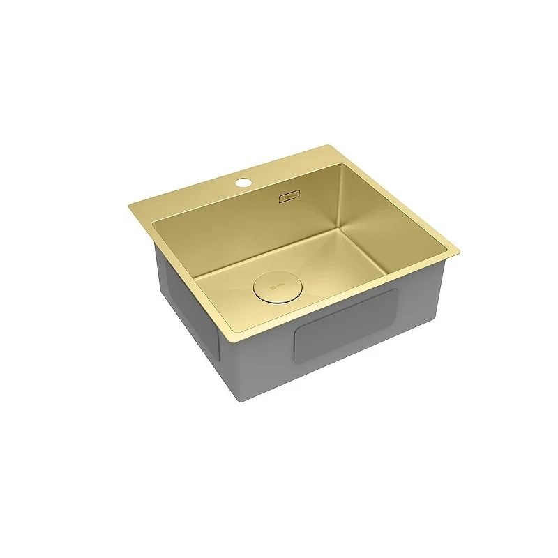 Кухонная мойка Lemark Janga 540 9938110 цвет Светлое золото