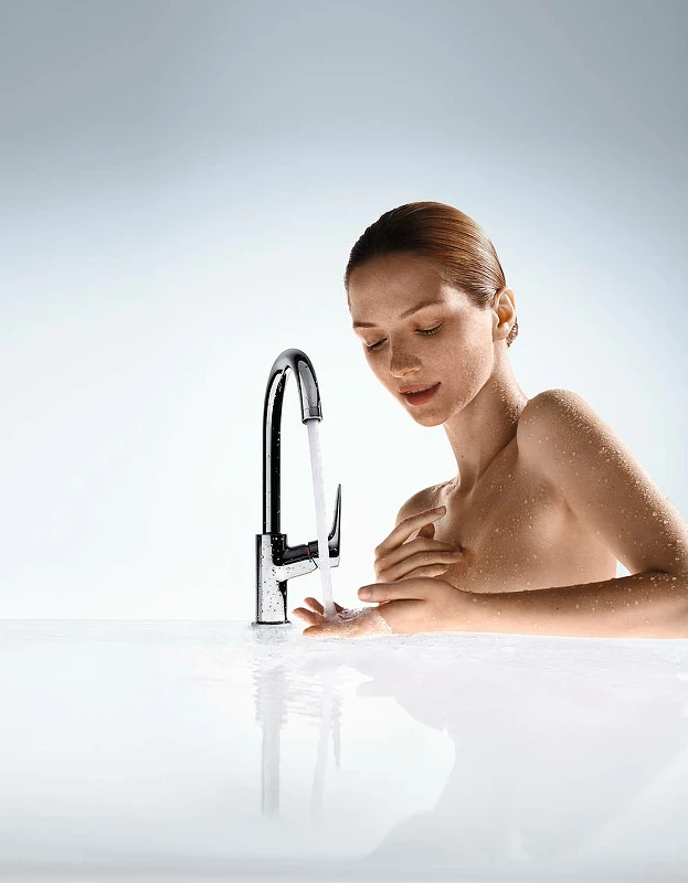 Смеситель для раковины Hansgrohe Logis 71130000 Хром латунь