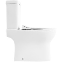 Унитаз компакт BelBagno Steam BB130CPR/SC без бачка с сиденьем Микролифт фаянс напольный
