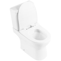 Унитаз компакт BelBagno Steam BB130CPR/SC без бачка с сиденьем Микролифт фаянс напольный