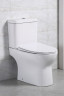 Унитаз компакт BelBagno Steam BB130CPR/SC без бачка с сиденьем Микролифт фаянс напольный