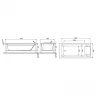 Акриловая ванна Jacob Delafon Sofa 180x80 Е60516RU-00 без гидромассажа