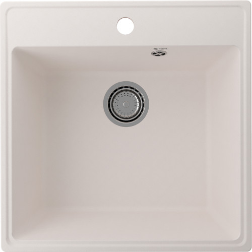 Кухонная мойка Ulgran Quartz Forte 505-01 Жасмин искусственный камень (литьевой мрамор) встраиваемый