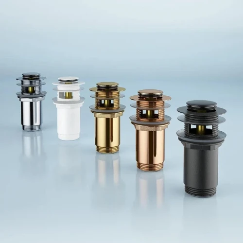 Донный клапан Wellsee Drainage System 182131000 click-clack цвет Золото