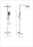 Душевая система Wonzon & Woghand Stay WW-B3026-T1-MB с термостатом цвет Черный матовый