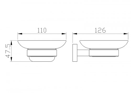 Мыльница Wonzon &amp; Woghand Graffity WW-9322-BN цвет Брашированный никель