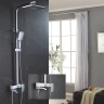 Душевая система Rose R15F R1556F Белая Хром