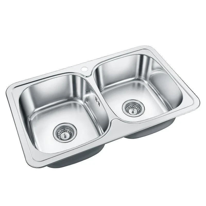 Кухонная мойка Emar Steel 79 401 цвет Нержавеющая сталь глянцевая