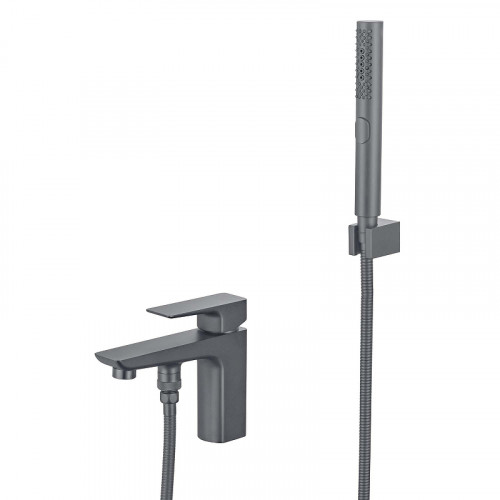 Смеситель на борт ванны Aquatek Вега AQ1044BGM цвет Оружейная сталь