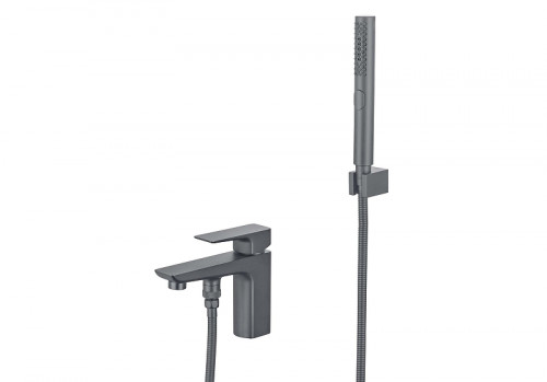 Смеситель на борт ванны Aquatek Вега AQ1044BGM цвет Оружейная сталь