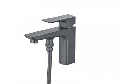 Смеситель на борт ванны Aquatek Вега AQ1044BGM цвет Оружейная сталь