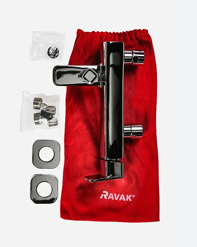 Смеситель для ванны Ravak 10° TD 022.00/150 X070065 Хром латунь на стену