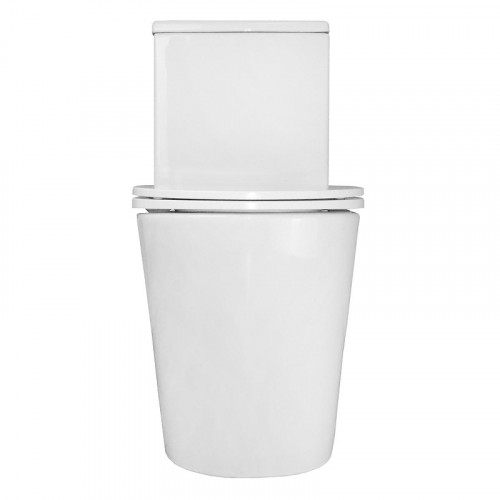 Унитаз моноблок Azario Scala AZ-8101 цвет Белый с сиденьем Микролифт