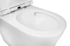 Унитаз моноблок Azario Scala AZ-8101 цвет Белый с сиденьем Микролифт