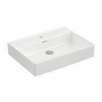 Раковина Berges Ego 60 182003 Белая глянцевая фарфор подвесная, накладная