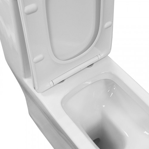 Унитаз моноблок Azario Vero AZ-8608 цвет Белый с сиденьем Микролифт