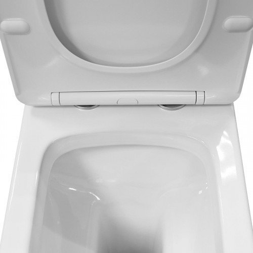 Унитаз моноблок Azario Vero AZ-8608 цвет Белый с сиденьем Микролифт