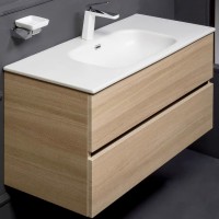 Тумба под раковину Boheme Armadi Art Vallessi 120 837-120-L подвесная Light Oak МДФ / ЛДСП