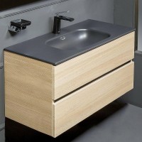 Тумба под раковину Boheme Armadi Art Vallessi 120 837-120-L подвесная Light Oak МДФ / ЛДСП