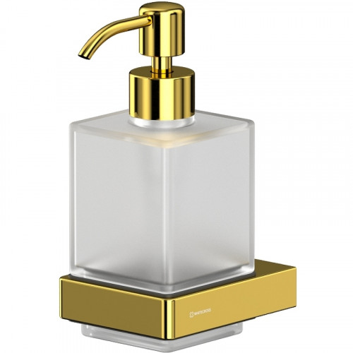 Дозатор для жидкого мыла Whitecross Cubo gold CU2440GL Золото