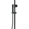 Душевая система Boheme Stick 128-BB.2 Черная матовая латунь на стену