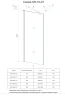 Душевая перегородка Veconi Korato KR-72 90 KR72-90-01-C7 профиль Хром стекло прозрачное