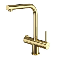 Смеситель для кухни WasserKRAFT A8977 цвет Золото глянцевое