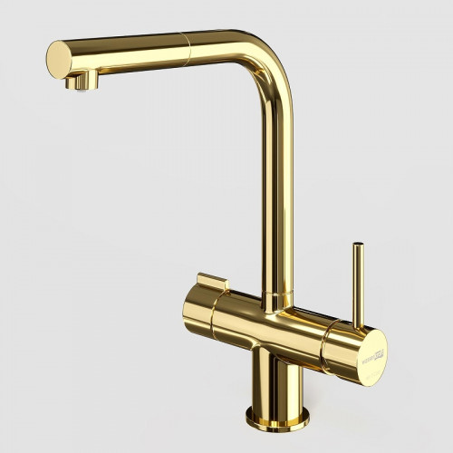 Смеситель для кухни WasserKRAFT A8977 цвет Золото глянцевое