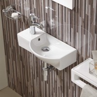 Раковина WeltWasser Aisbach 7950 GL-WT L 50 10000008692 Белая глянцевая фаянс подвесная