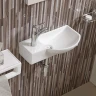Раковина WeltWasser Aisbach 7950 GL-WT L 50 10000008692 Белая глянцевая фаянс подвесная