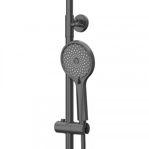 Душевая система Cezares Relax RELAX-CD-NOP Черная матовая нержавеющая сталь на стену