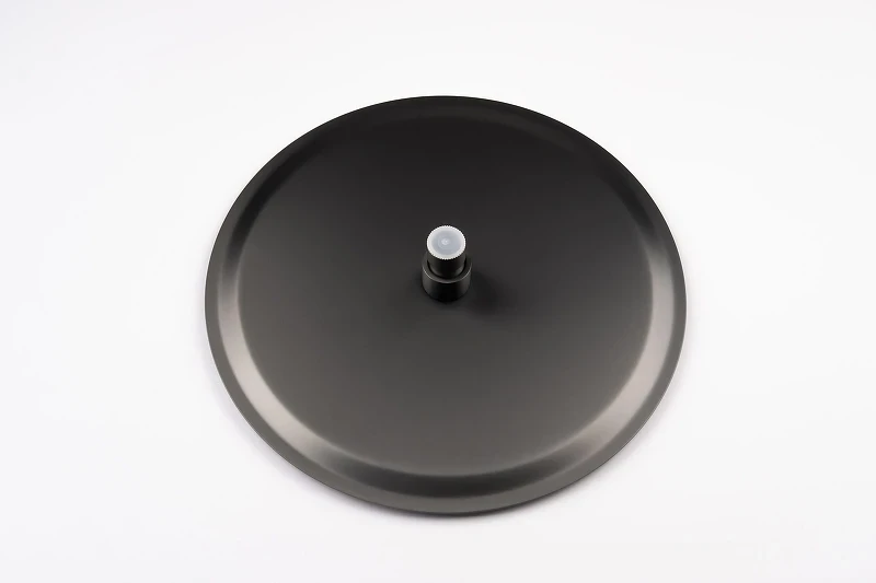 Душевая система Knotlor Eclipse SS-24/GM с термостатом цвет Вороненая сталь