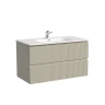 Тумба с раковиной Sancos Snob T 90 SNT90CE+Ceramicanova Element 90 CN7002 подвесная Beige Soft