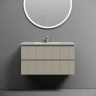 Тумба с раковиной Sancos Snob T 90 SNT90CE+Ceramicanova Element 90 CN7002 подвесная Beige Soft
