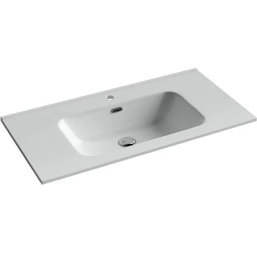 Тумба с раковиной Sancos Snob T 90 SNT90CE+Ceramicanova Element 90 CN7002 подвесная Beige Soft