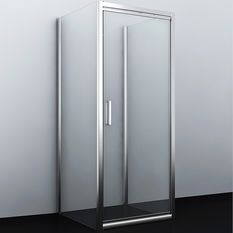 Душевой уголок WasserKRAFT Salm 100x90 27I41 профиль Хром стекло прозрачное
