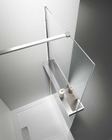Душевая перегородка Vincea Walk-In HR 100 VSW-4HR100CL профиль Хром стекло прозрачное