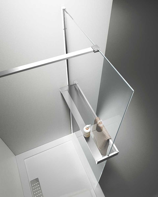 Душевая перегородка Vincea Walk-In HR 100 VSW-4HR100CL профиль Хром стекло прозрачное