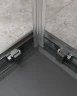 Душевой уголок Cezares Molveno 110x90 MOLVENO-AH-21-90+20-C-GM-IV профиль Оружейная сталь стекло прозрачное
