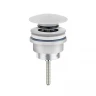 Донный клапан AltroBagno PU 070214U MW click-clack цвет Белый матовый