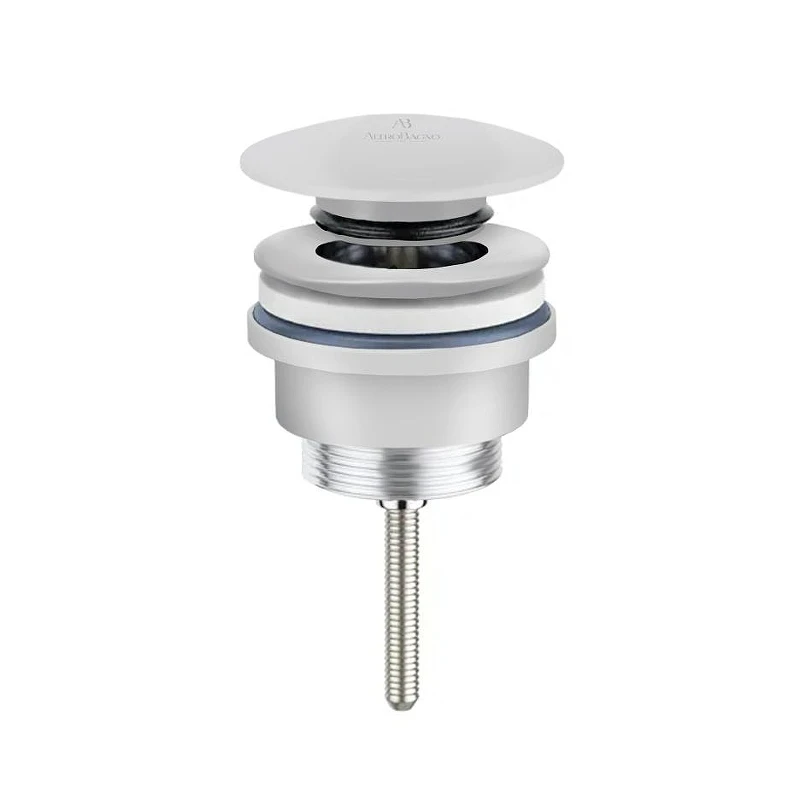 Донный клапан AltroBagno PU 070214U MW click-clack цвет Белый матовый