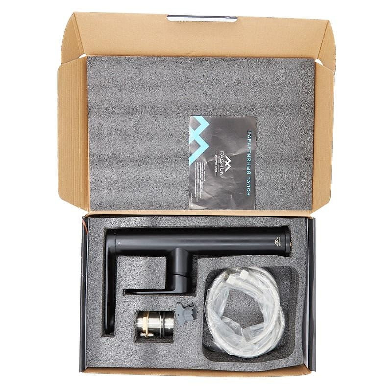 Смеситель для раковины Fashun A8985-7 цвет Черный