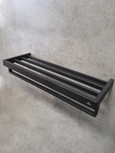 Полка для полотенец AltroBagno Aperto 081503 MB цвет Черный матовый