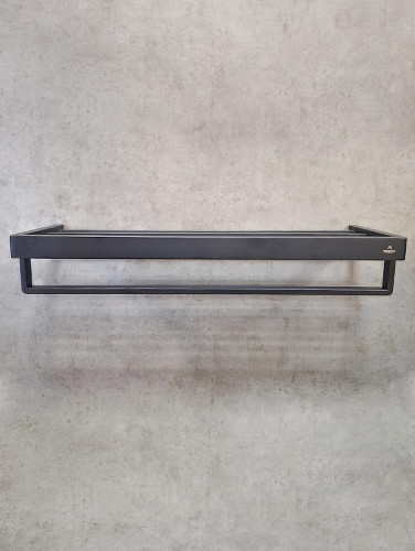 Полка для полотенец AltroBagno Aperto 081503 MB цвет Черный матовый